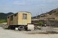 Ruins of old metal mine and metallurgic factory